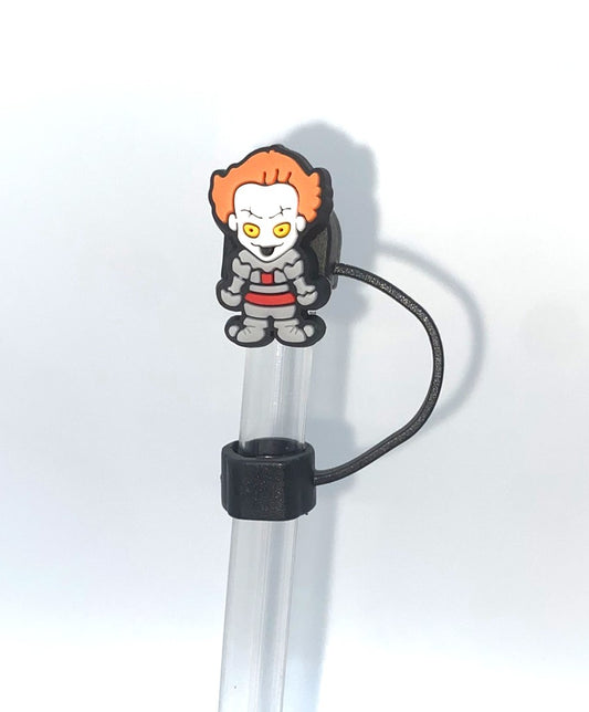 Clown Horror Halloween Straw Topper
