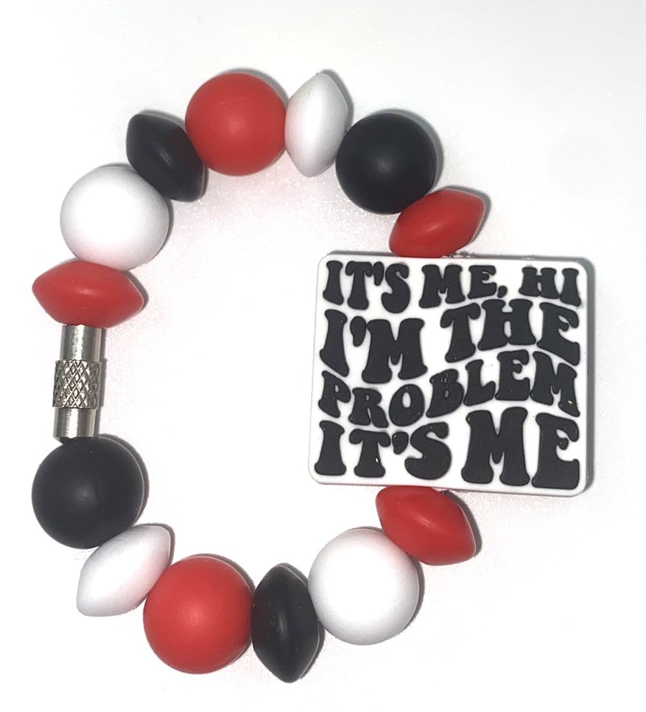 It's Me Hi I'm The Problem It's Me Swift Singer Stanley Tumbler Cup Handle Charm