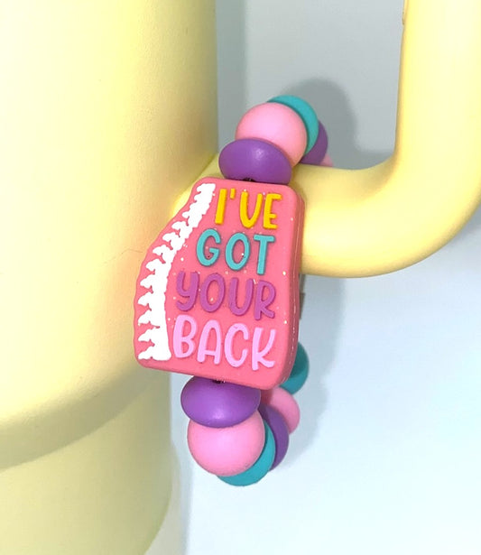 I've Got Your Back Funny Stanley Tumbler Cup Handle Charm