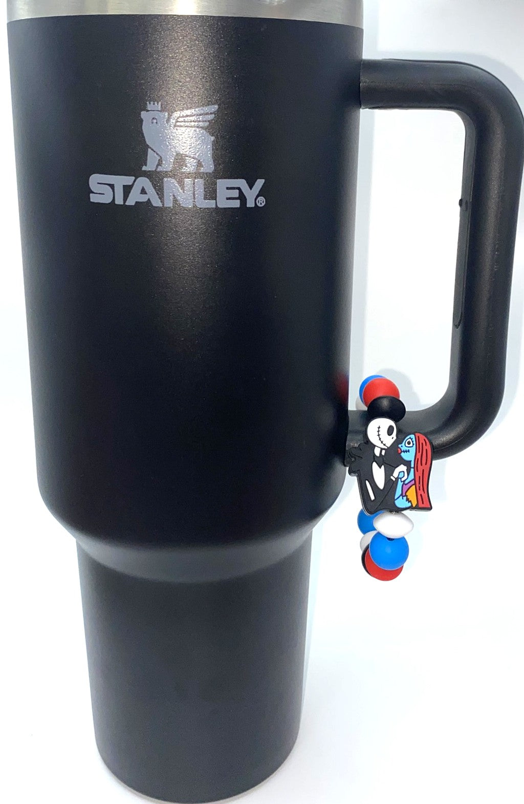 Jack & Sally Nightmare Christmas Halloween Stanley Tumbler Cup Handle Charm