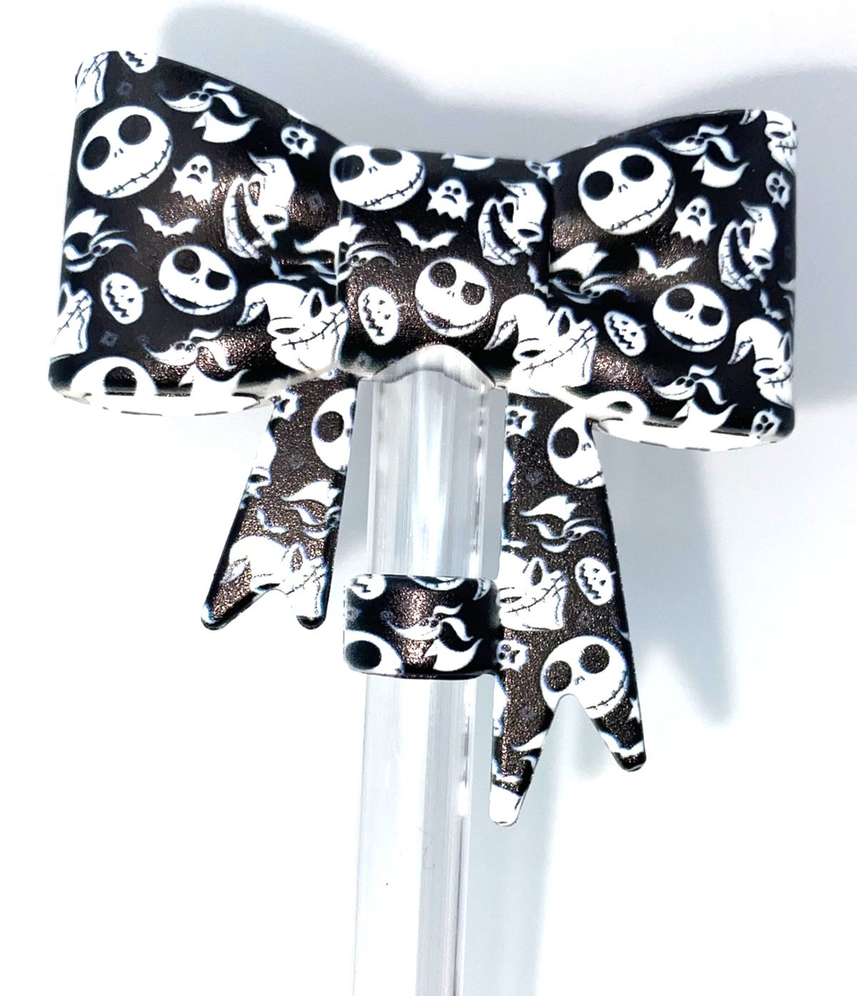 Nightmare Jack Bow Straw Topper