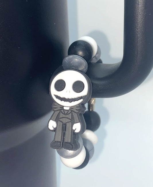 Jack Skelllie Full Body Nightmare Christmas Halloween Stanley Tumbler Cup Handle Charm