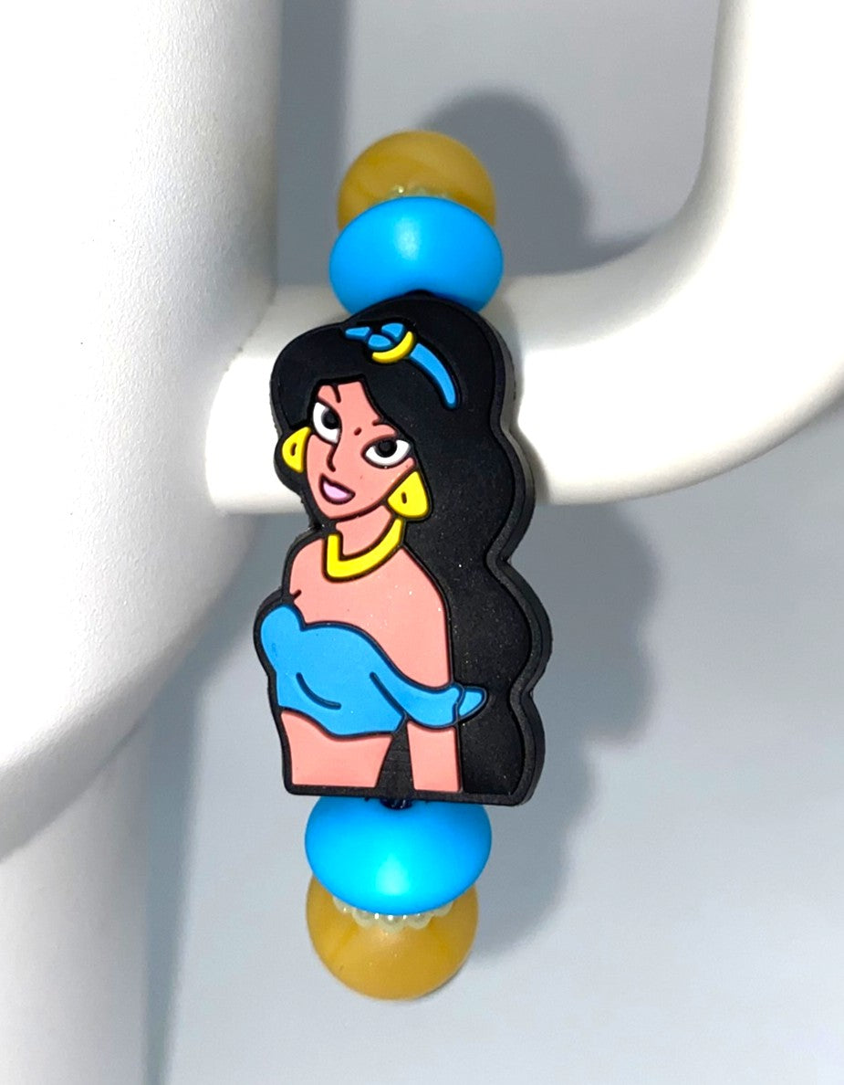 Arabian Princess Upper Body Stanley Tumbler Cup Handle Charm