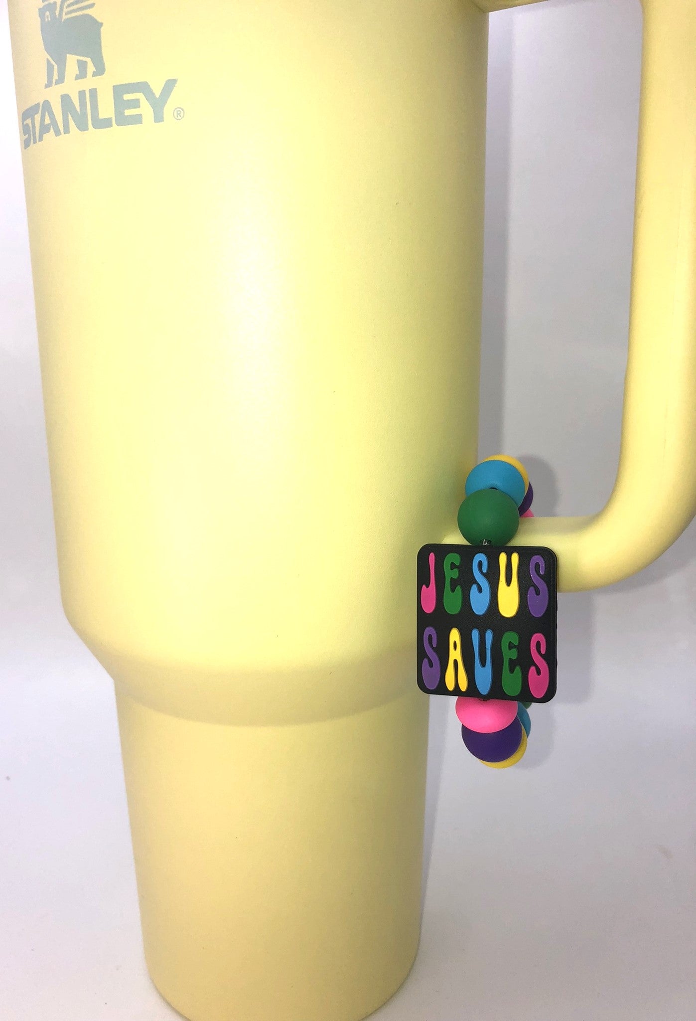 Jesus Saves Stanley Tumbler Cup Handle Charm