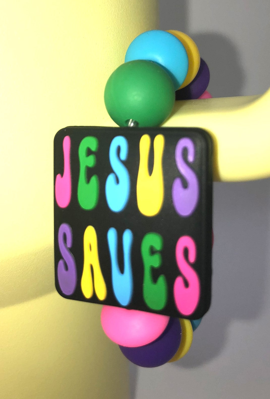 Jesus Saves Stanley Tumbler Cup Handle Charm