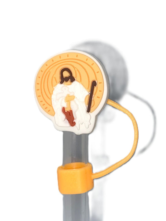 Jesus Shepherd Straw Topper
