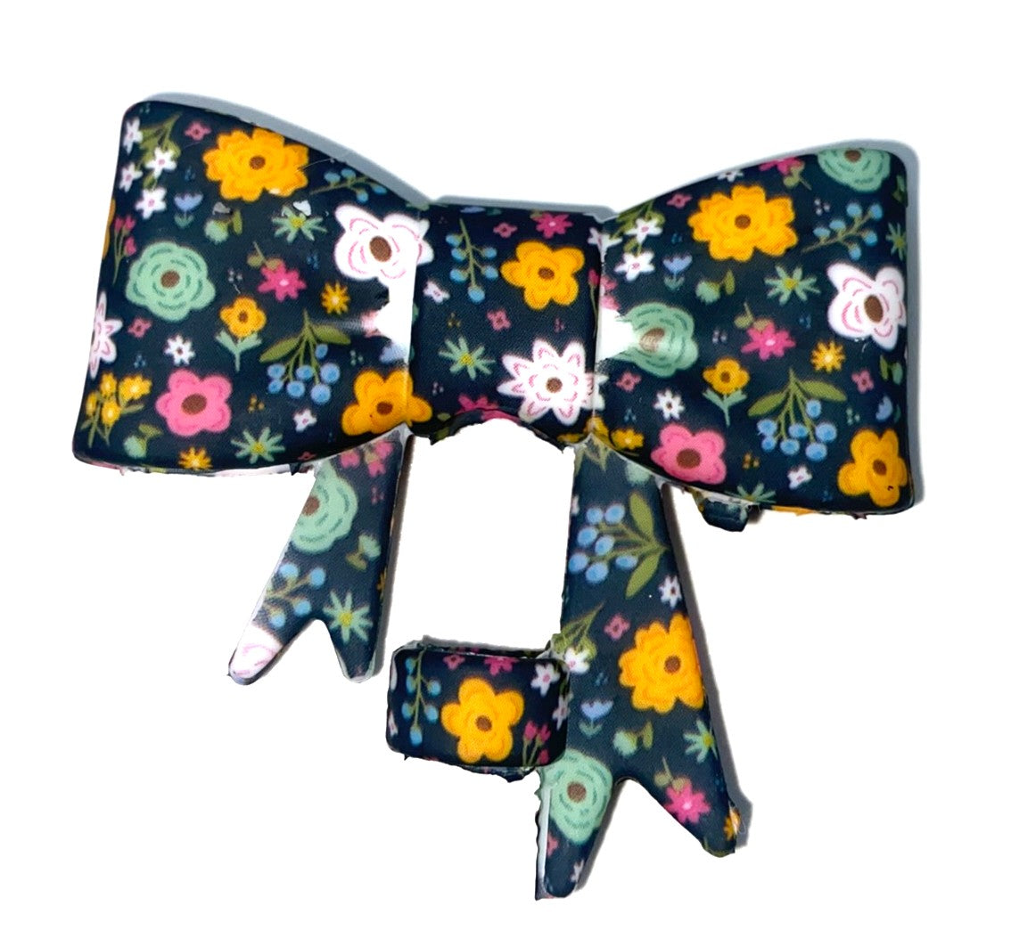 Joyful Gardens Bow Straw Topper