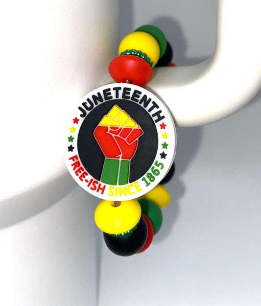 Juneteenth Stanley Tumbler Cup Handle Charm