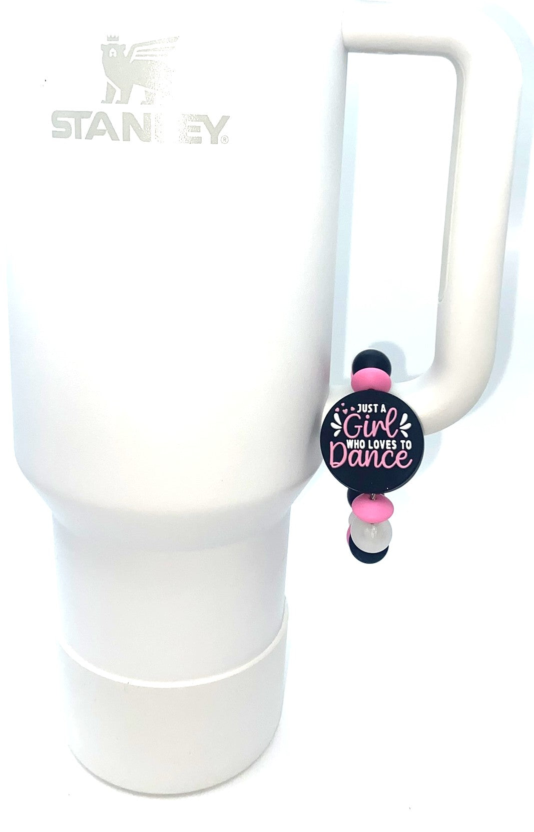 Just A Girl Who Loves To Dance Stanley Tumbler Cup Handle Charm