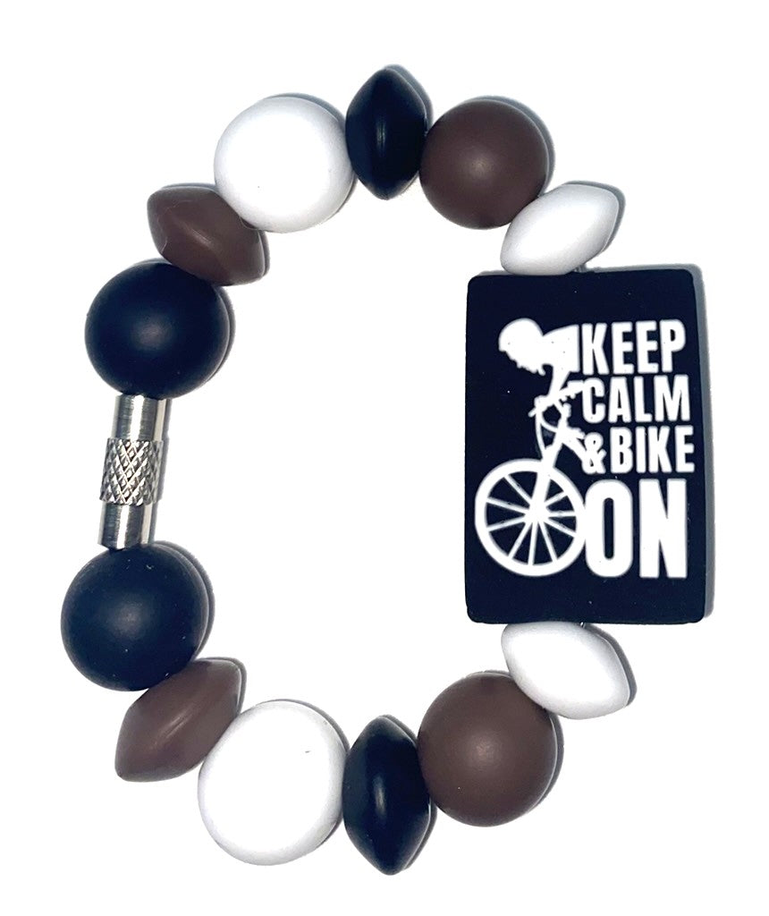 Keep Calm Bike On Stanley Tumbler Cup Handle Charm