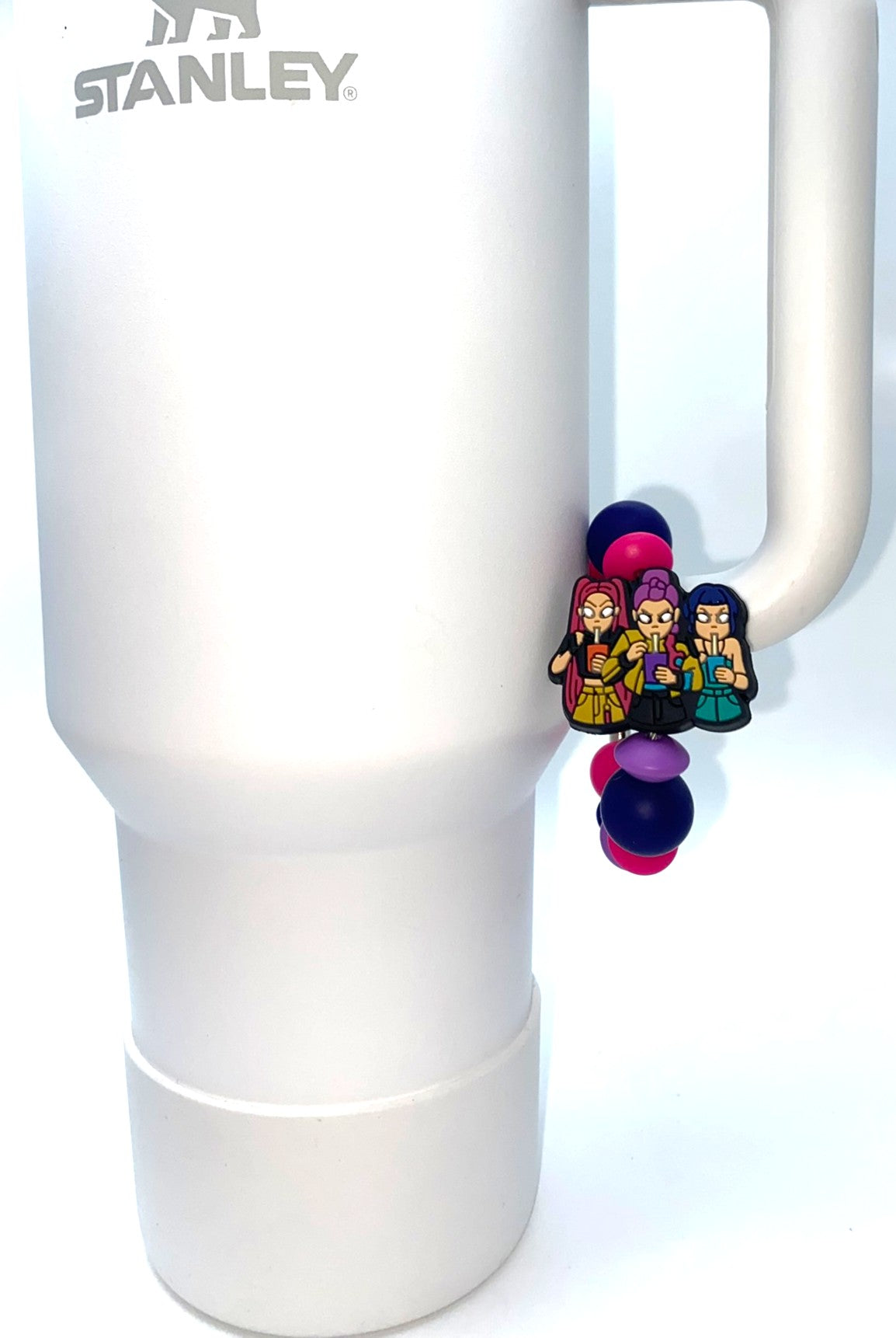 K Pop Demon Hunter Girls Anime Stanley Tumbler Cup Handle Charm