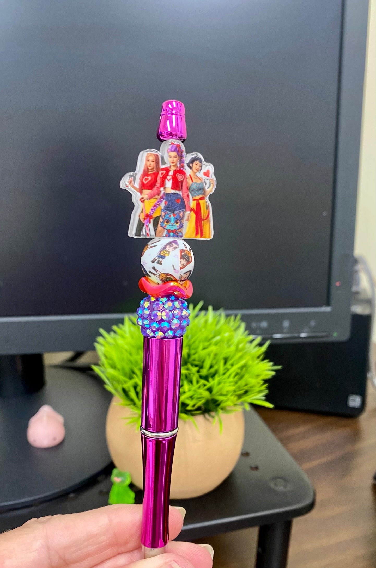 K Pop Demon Hunters Beaded Pen