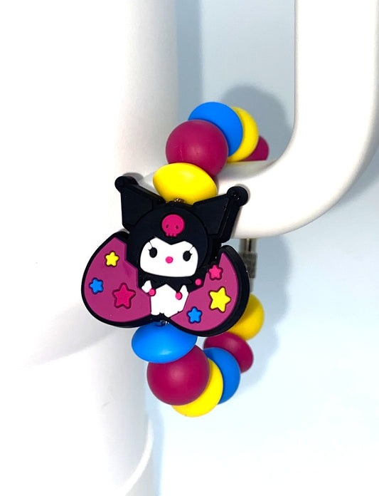 Cute Kitty Jester White Rabbit In Broken Egg Stanley Cup Tumbler Handle Charm