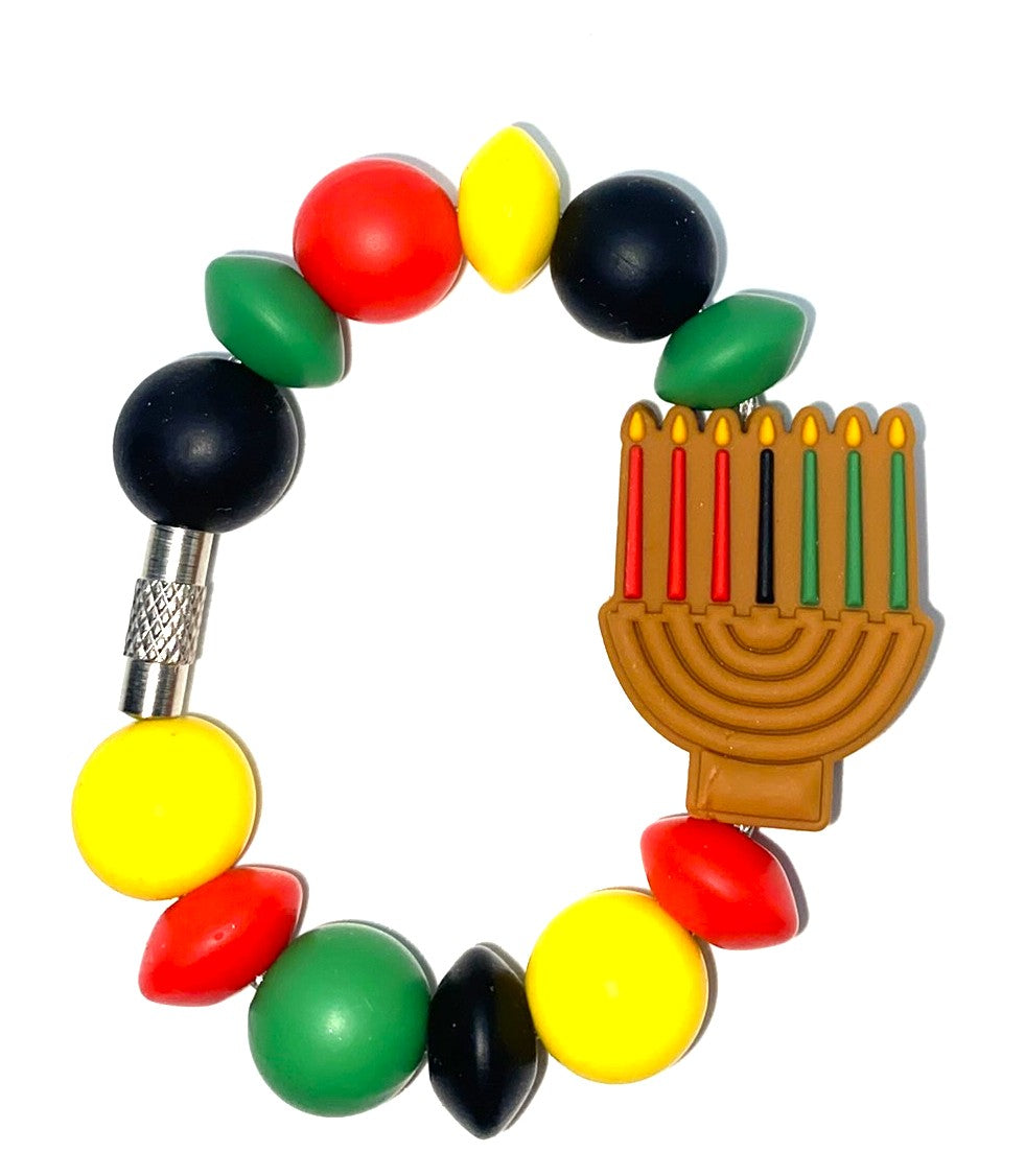 Kwanzaa Kinara Candles Stanley Tumbler Cup Handle Charm