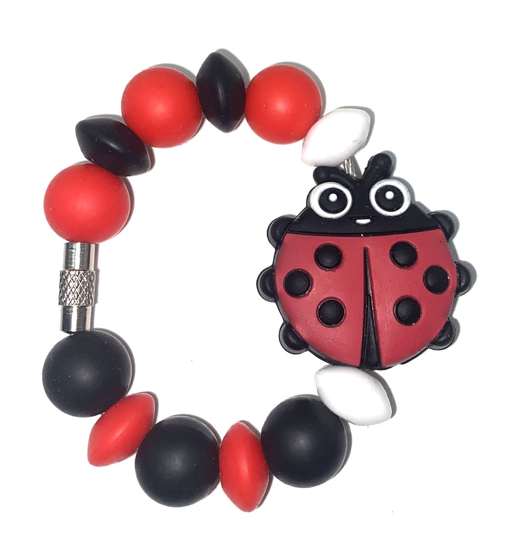 Ladybug Stanley Tumbler Cup Handle Charm