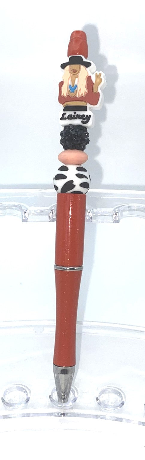 Bell Bottoms Country Music Singer Beaded Pen
