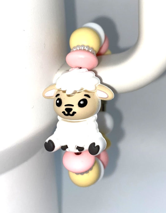 Lamb 3D Stanley Tumbler Cup Handle Charm