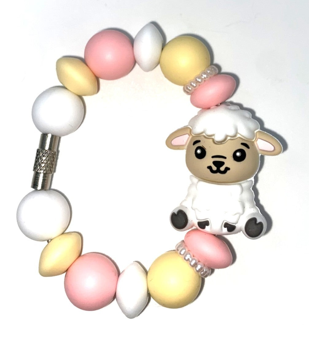 Lamb 3D Stanley Tumbler Cup Handle Charm
