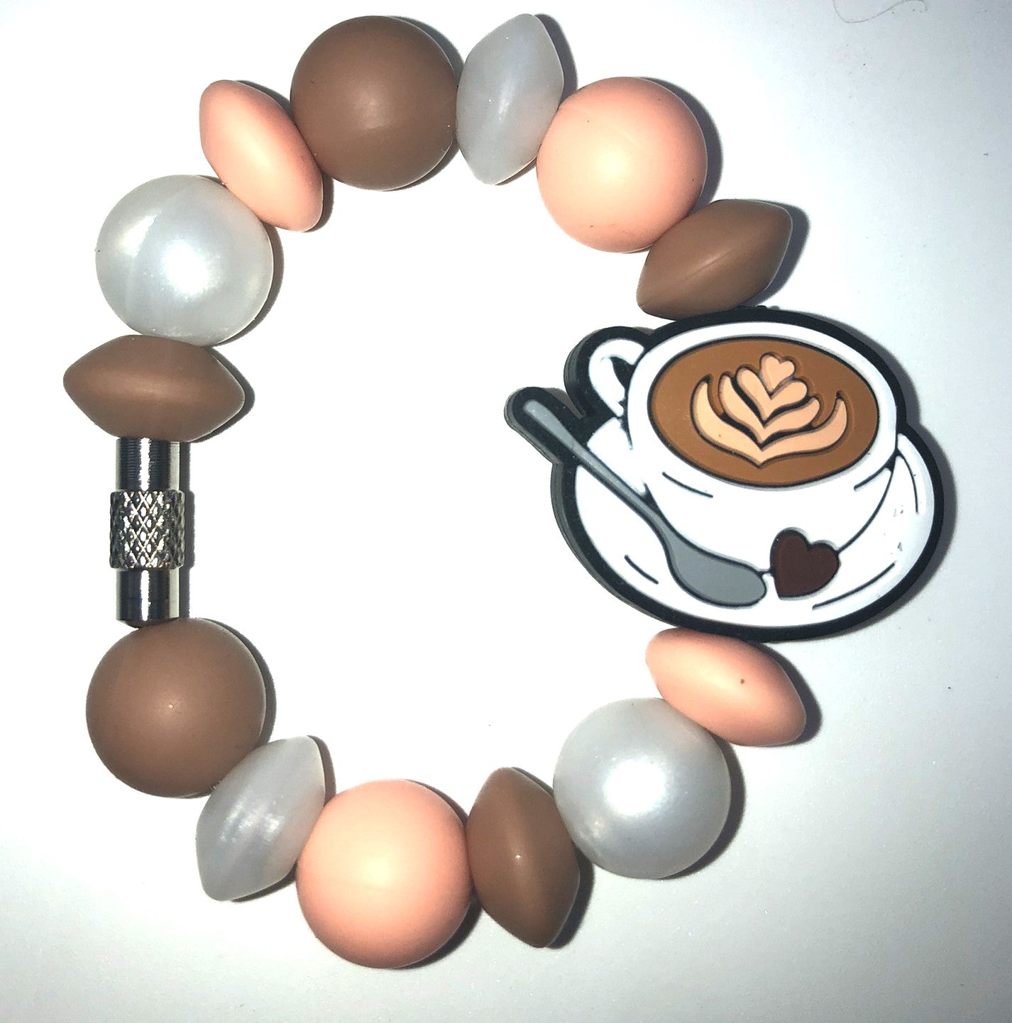 Espresso Latte Art Coffee Cup On Saucer Stanley Tumbler Cup Handle Charm