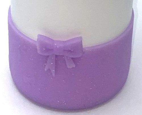 Lavender Glitter Bow Stanley Tumbler Boot Sleeve #157