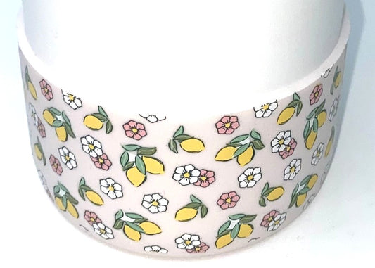 Lemons Floral Stanley Tumbler Boot Sleeve #88