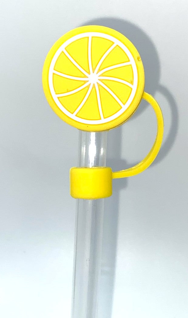 Lemon Slice 3D Straw Topper