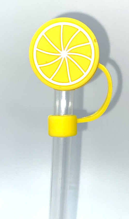 Lemon Slice 3D Straw Topper