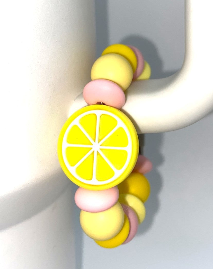 Lemon Slice for Pink Lemonade Stanley Tumbler Cup Handle Charm