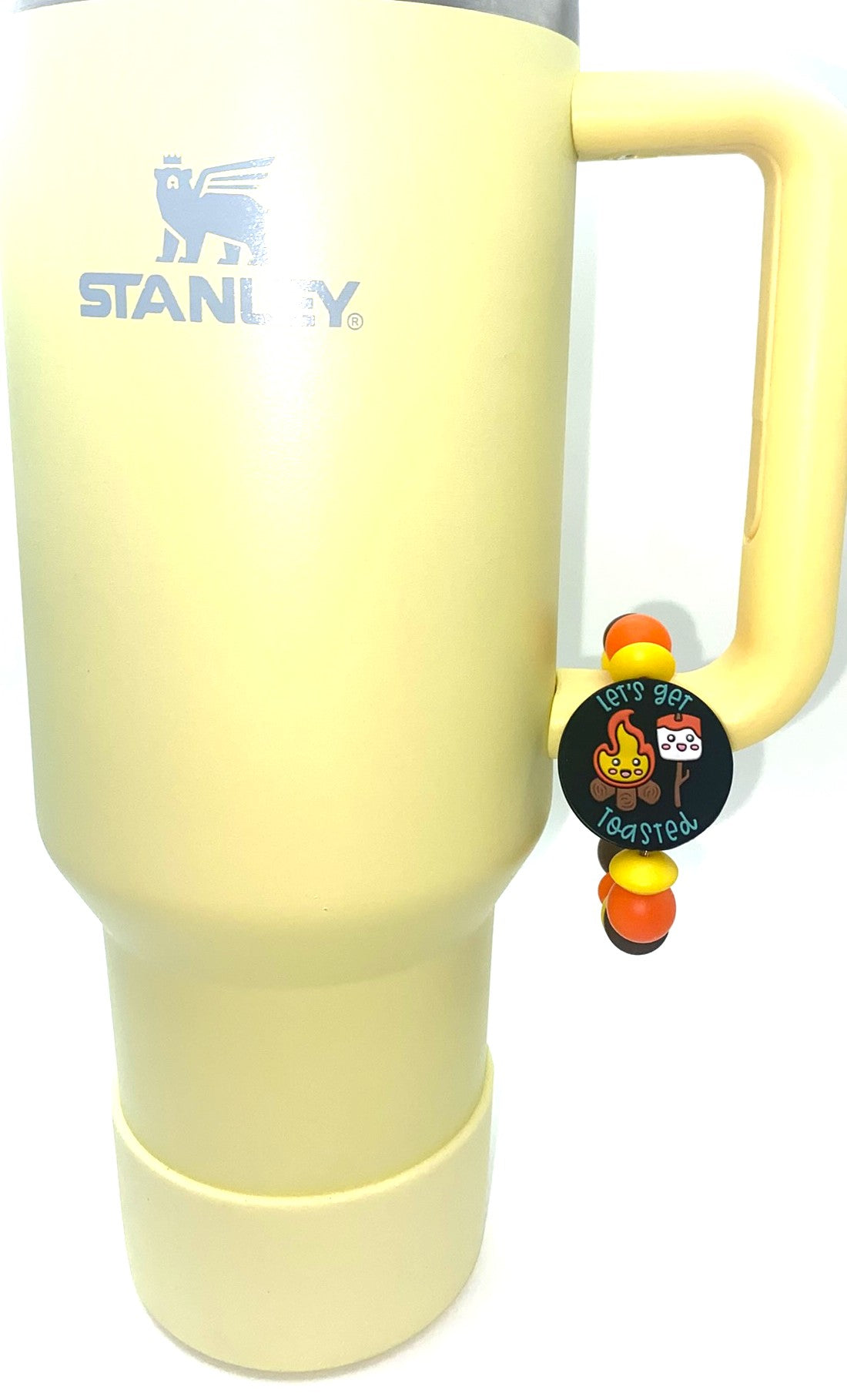 Let's Get Toasted Stanley Tumbler Cup Handle Charm