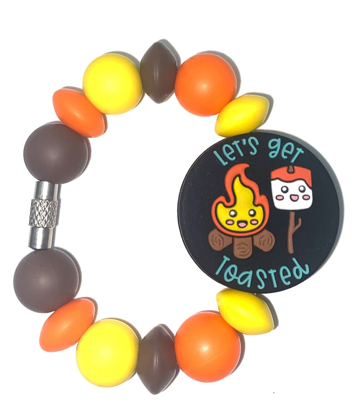 Let's Get Toasted Stanley Tumbler Cup Handle Charm