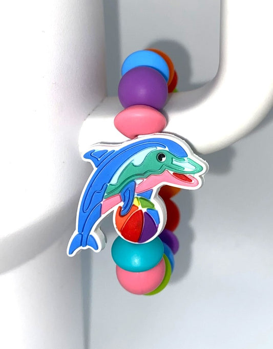 LF Dolphin Stanley Tumbler Cup Handle Charm