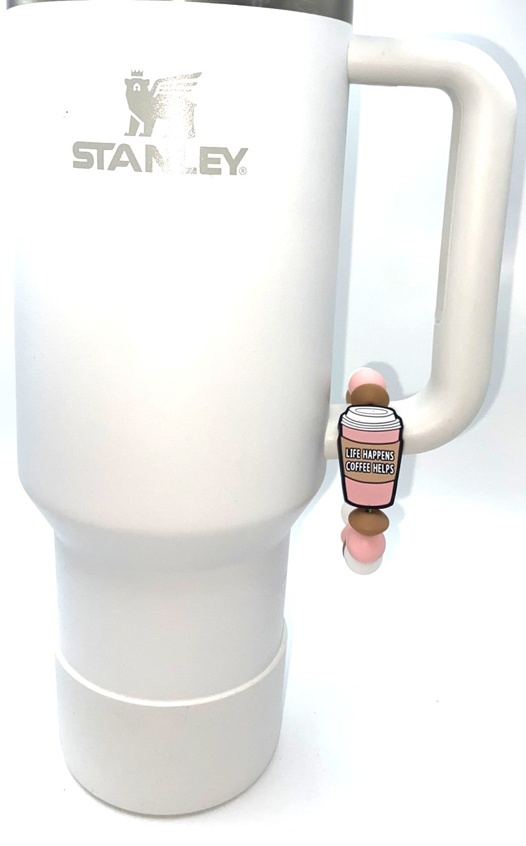 Life Happens Coffee Helps To Go Cup Stanley Tumbler Cup Handle