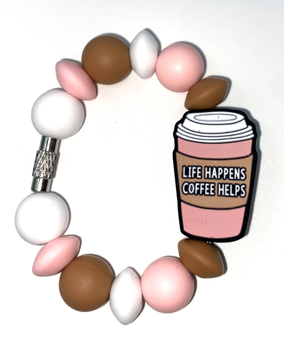 Life Happens Coffee Helps To Go Cup Stanley Tumbler Cup Handle