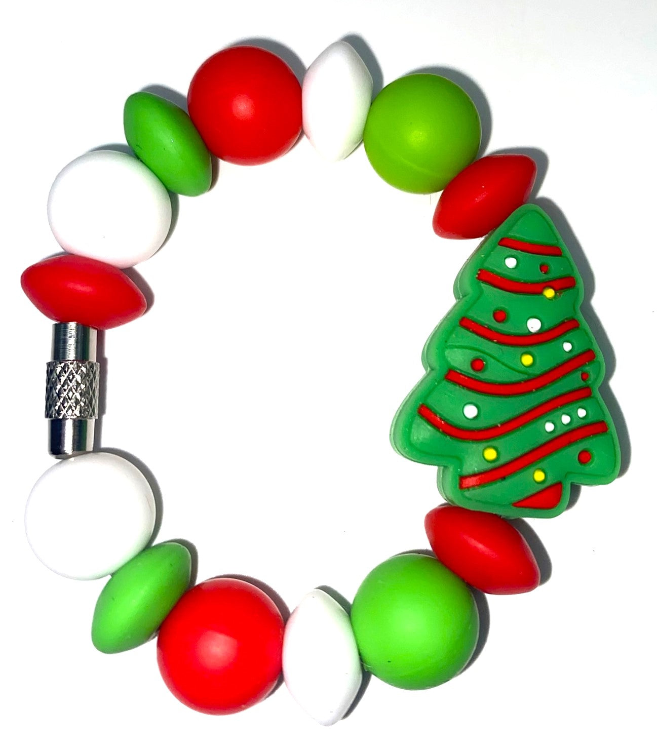 Christmas Tree Snack Cake Green Stanley Tumbler Cup Handle Charm