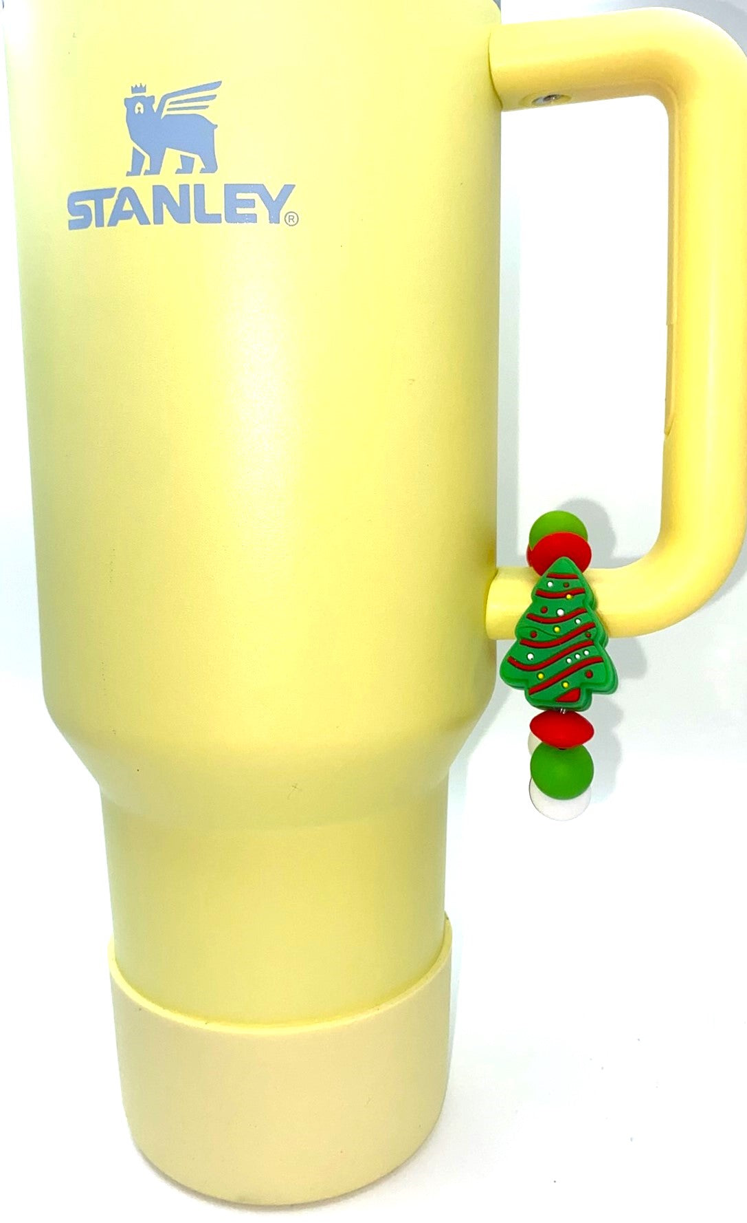 Christmas Tree Snack Cake Green Stanley Tumbler Cup Handle Charm