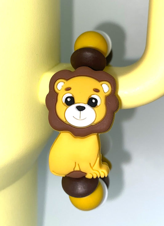 Cute Lion Stanley Tumbler Cup Handle Charm