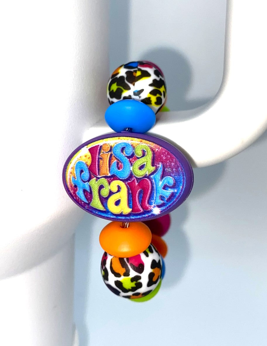 Lisa Frank LF Colorful Stanley Tumbler Cup Handle Charm