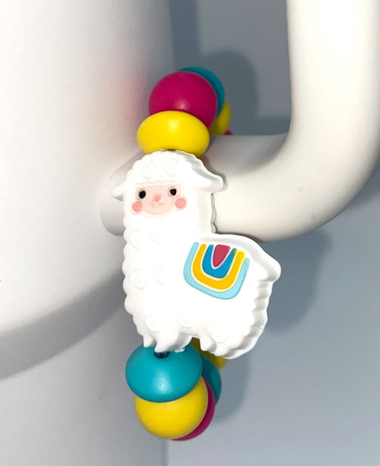 Llama Stanley Tumbler Cup Handle Charm