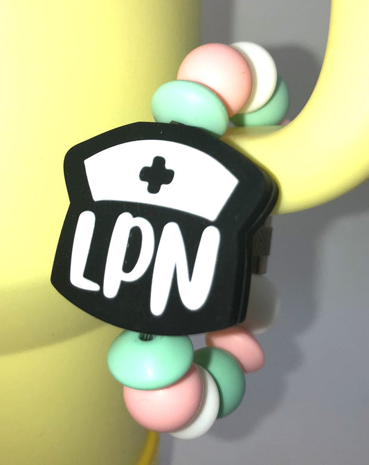 LPN Nurse Medical Stanley Tumbler Cup Handle Charm