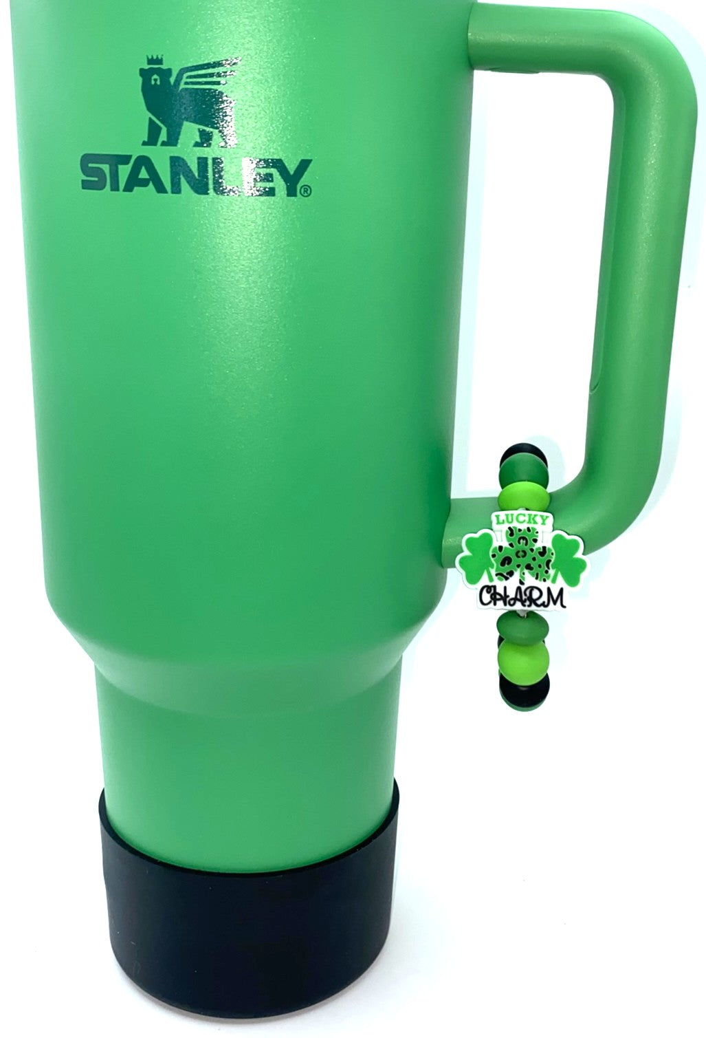 Lucky Charm Shamrocks St Patrick's Stanley Tumbler Cup Handle Charm