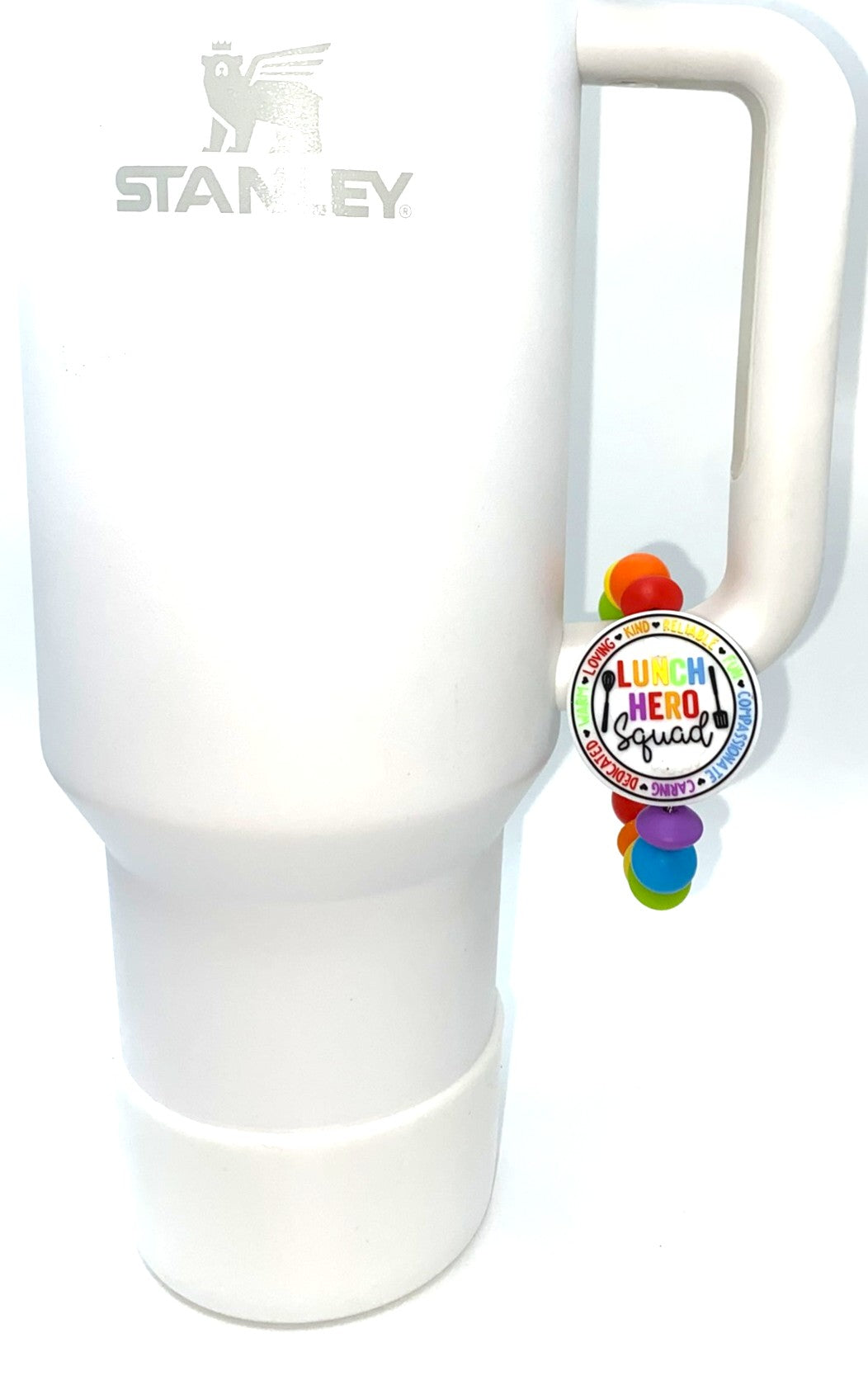 Lunch Hero Squad Round Stanley Tumbler Cup Handle Charm