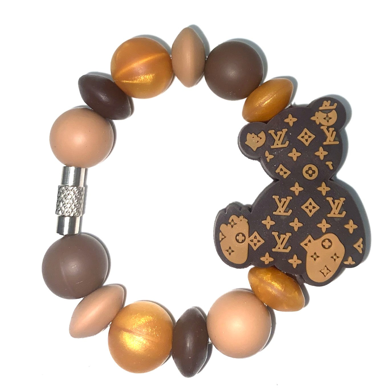 Brown Bear LV Designer Stanley Tumbler Cup Handle Charm
