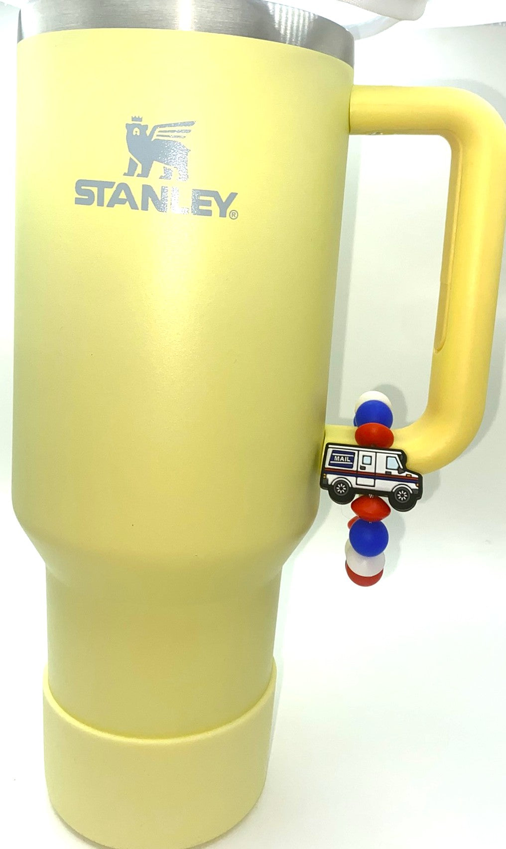 USPS Mail Truck Stanley Tumbler Cup Handle Charm