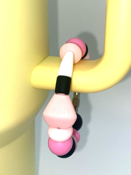 Makeup Brush 3D Stanley Tumbler Cup Handle Charm
