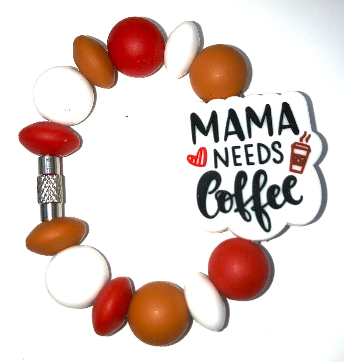 Mama Needs Coffee Stanley Tumbler Cup Handle Charm