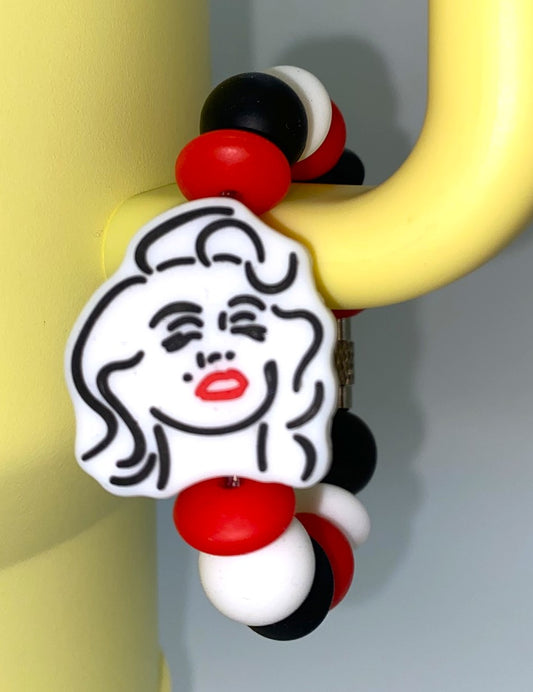 Marilyn Monroe Stanley Tumbler Cup Handle Charm