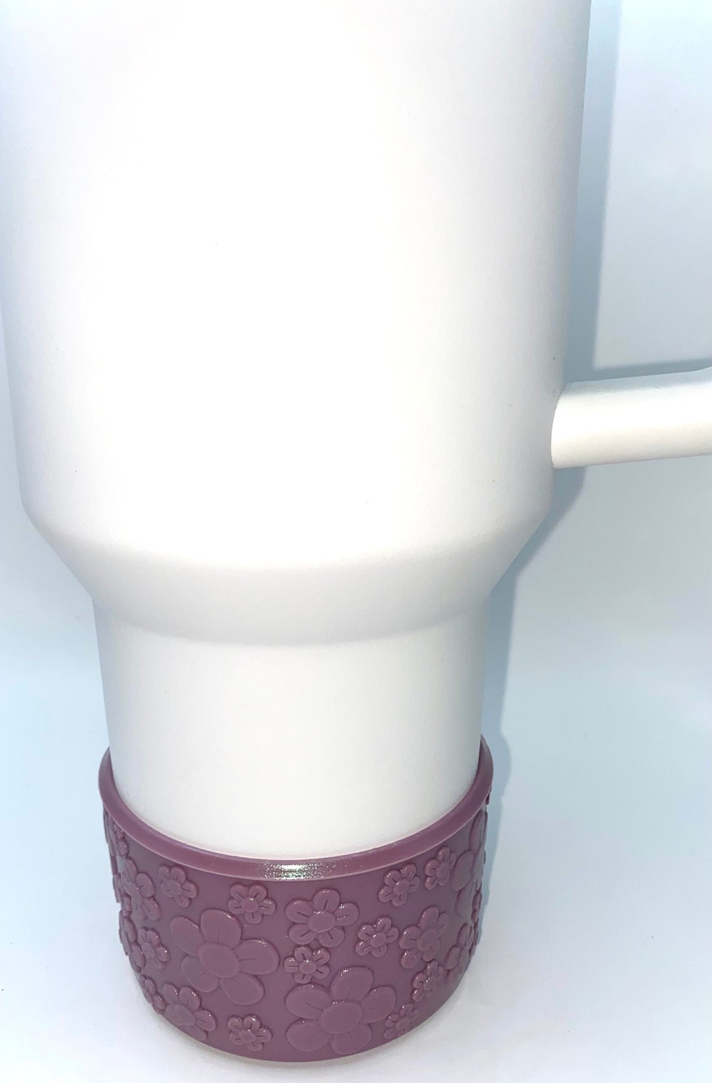 Mauve Floral Chameleon Stanley Tumbler Boot Sleeve #26