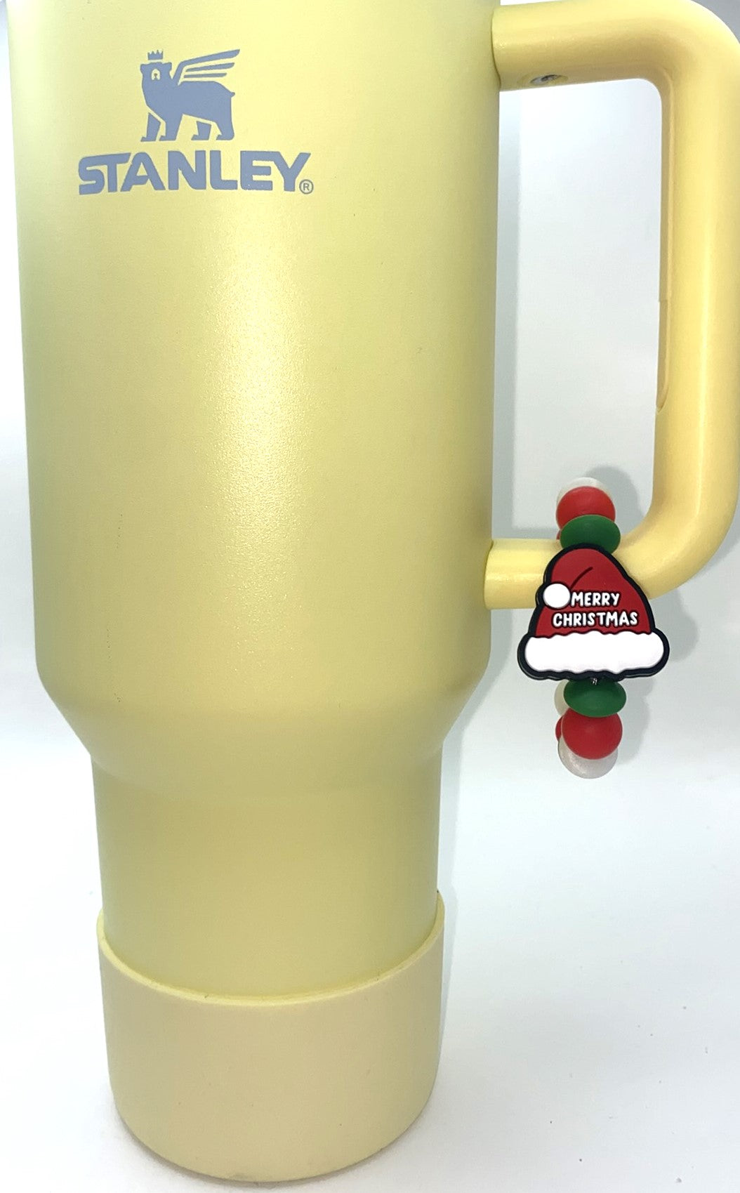 Merry Christmas Santa Claus Hat Stanley Tumbler Cup Handle Charm