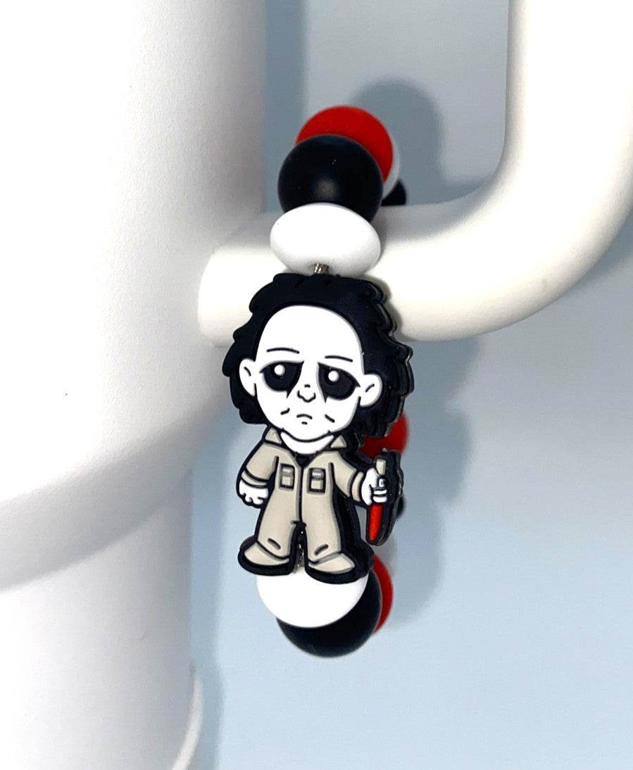 Michael Myers Halloween Horror Villain Stanley Tumbler Cup Handle Charm