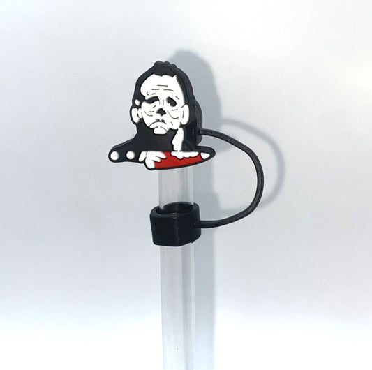 Michael Myers Face Horror Halloween Straw Topper